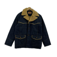 デニムジャケット 70534 ランチオジャケット ボア 紺 (M) M ネイビー