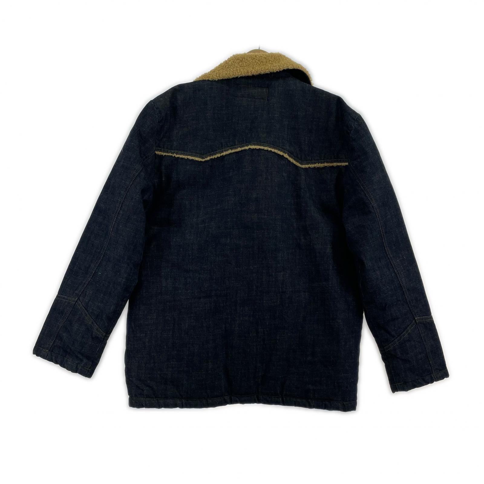 デニムジャケット 70534 ランチオジャケット ボア 紺 (M) M ネイビー