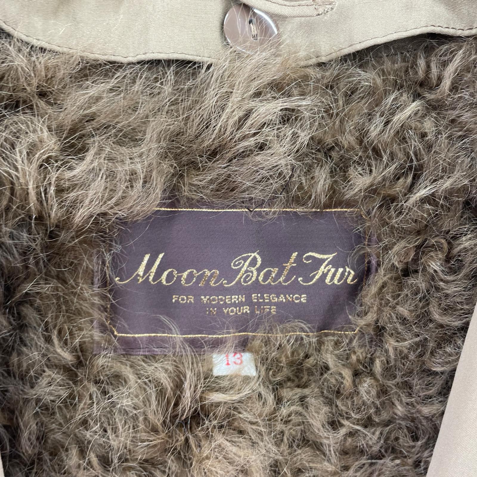 ジャケット moon bat fur コート ブラウン