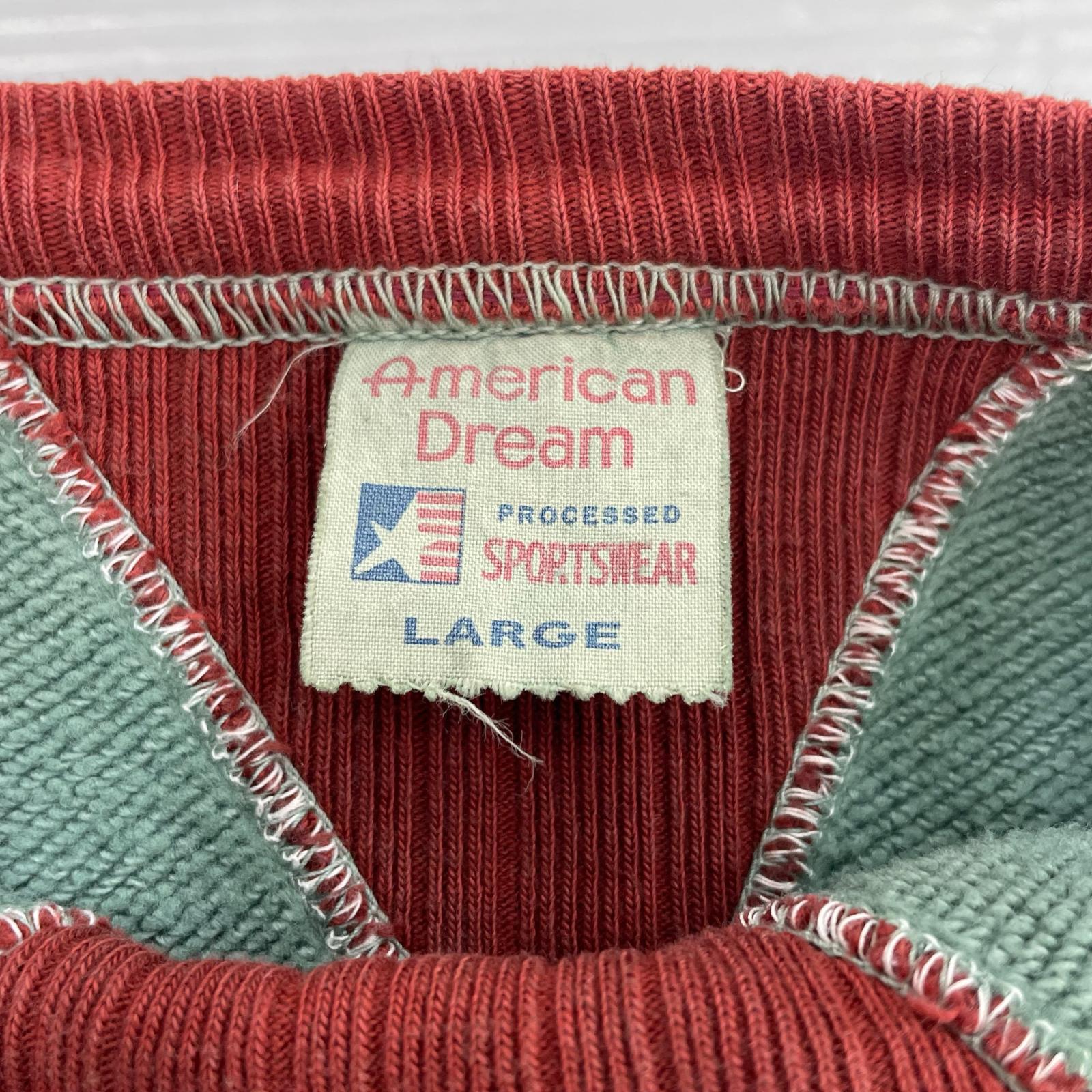 スウェット American Dream フリーダスウェット ミドリ L グリーン