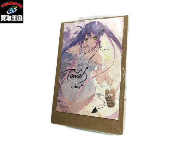 常闇トワ 直筆サイン入りポストカード フィギュア/グッズ