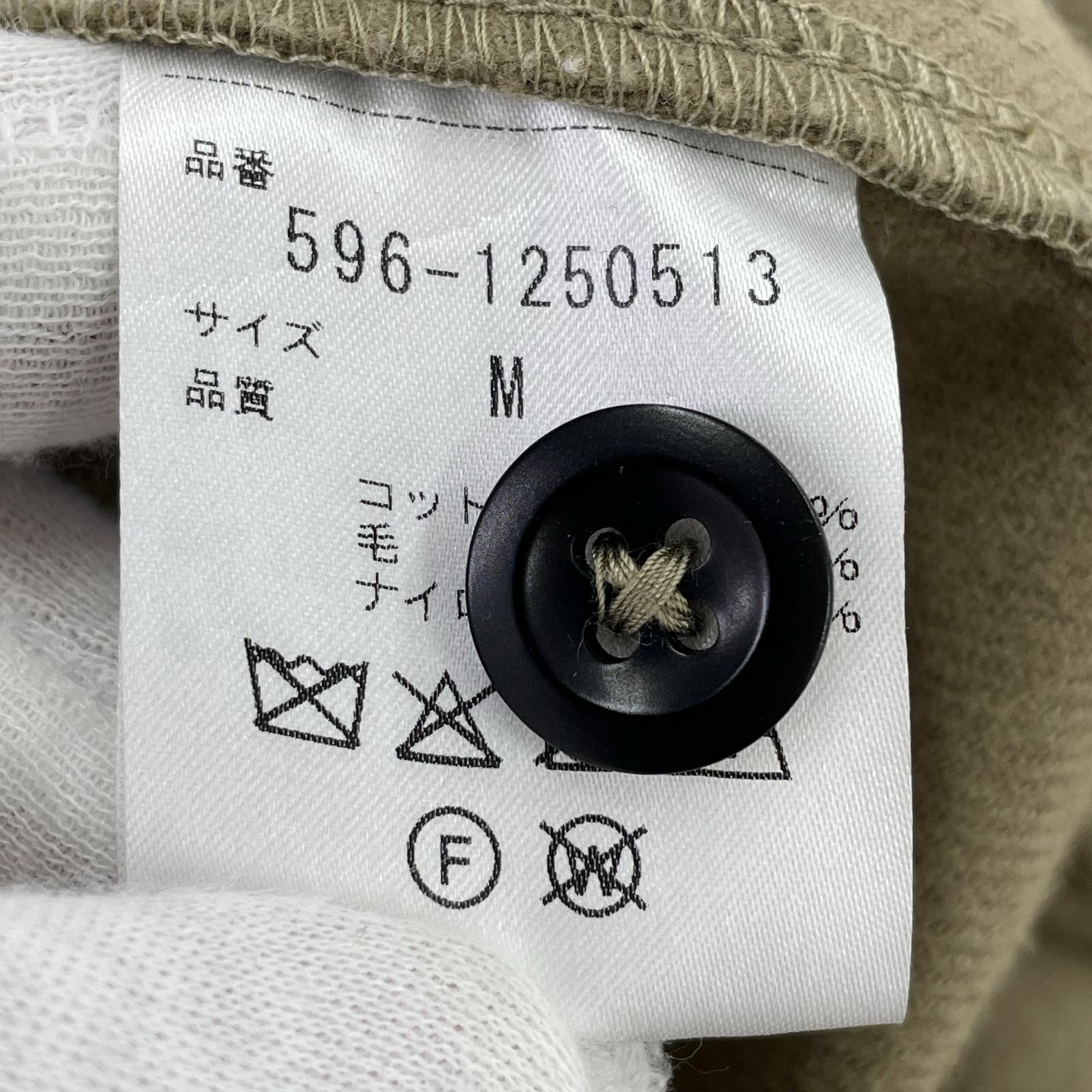 長袖シャツ 茶 M