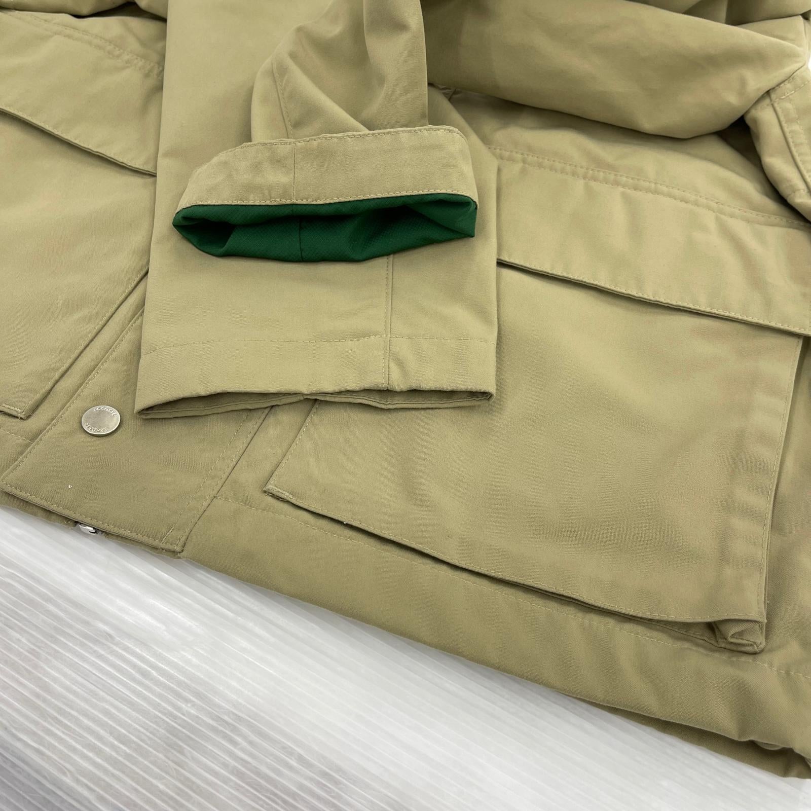 ジャケット 撥水スナップボタン ジャケット ベージュ ベージュ