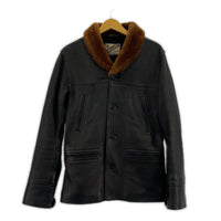 レザージャケット DEER SKIN CAR COAT (38) 38 ブラック