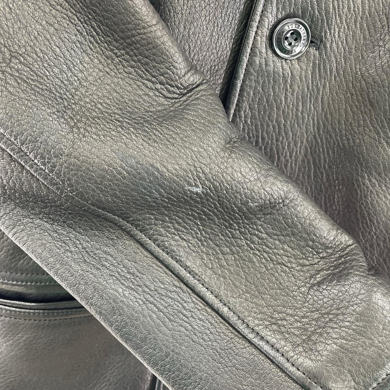 レザージャケット DEER SKIN CAR COAT (38) 38 ブラック