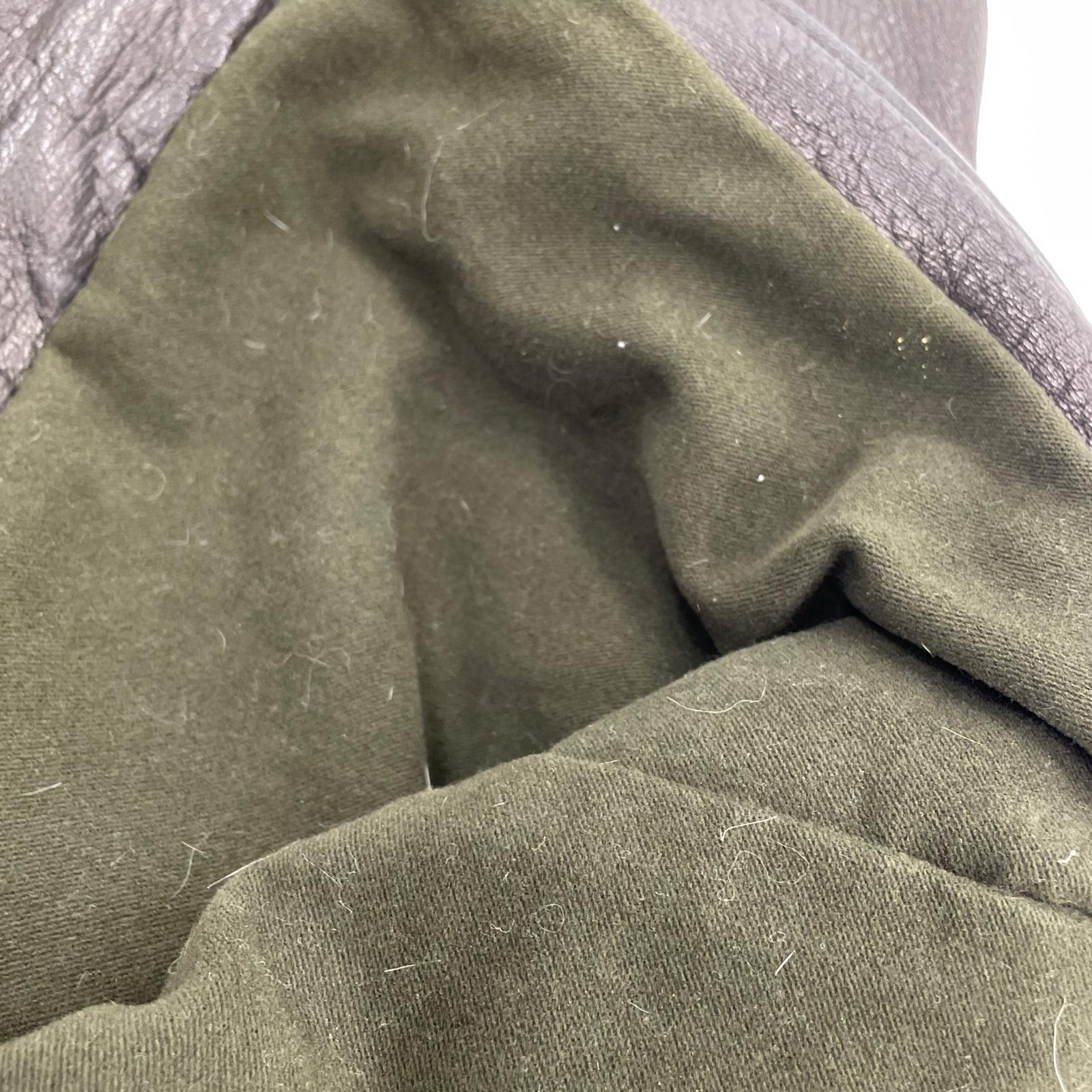 レザージャケット DEER SKIN CAR COAT (38) 38 ブラック