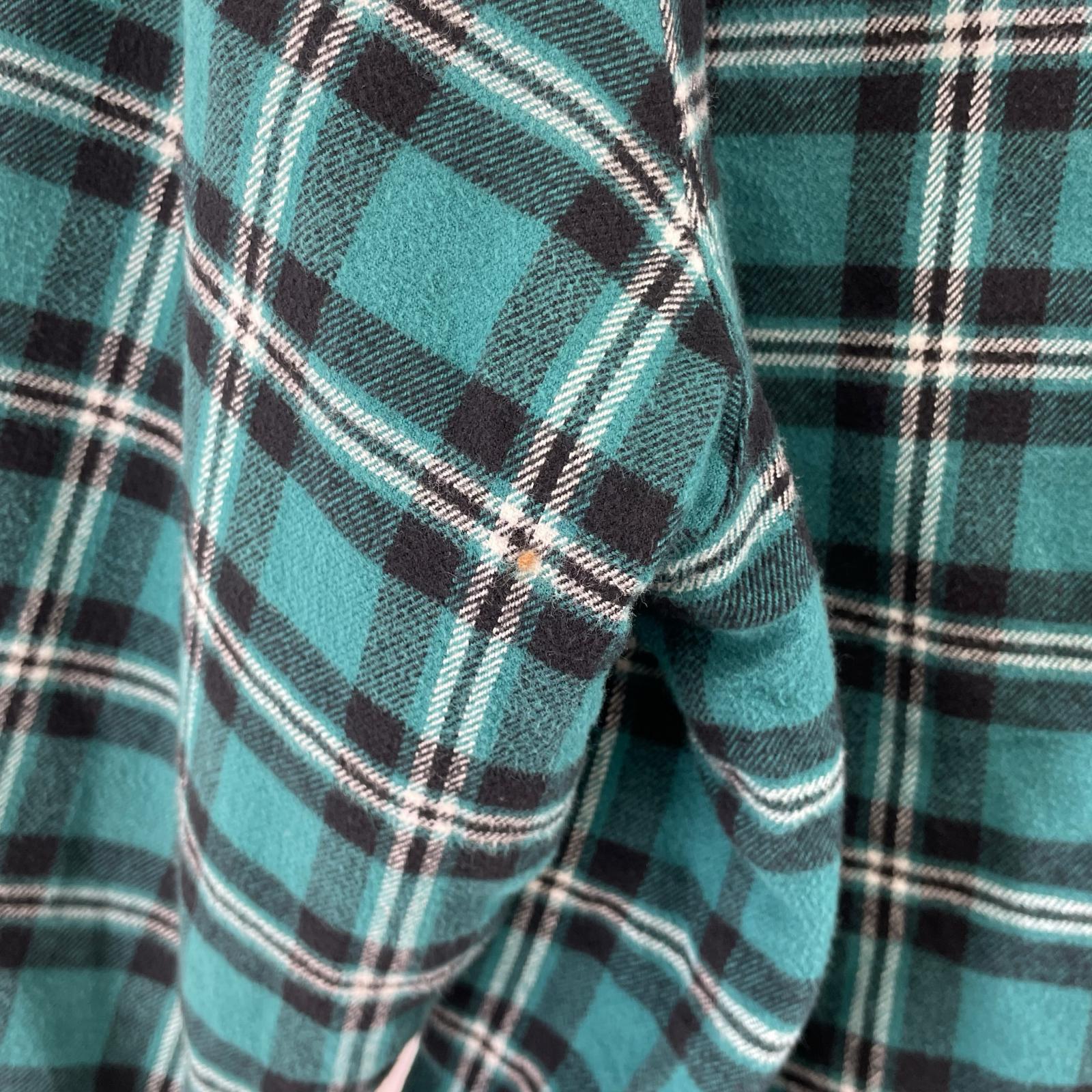 ジャケット Arc logo Quilted Flannel shirt L グリーン