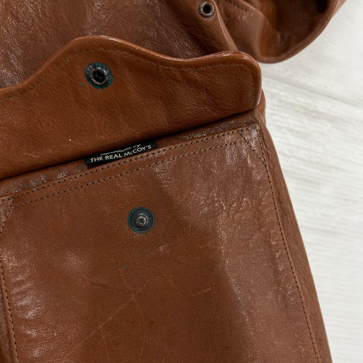 レザージャケット ROUGH WEAR TYPE A-2 レザージャケット 茶 38 38 ブラウン