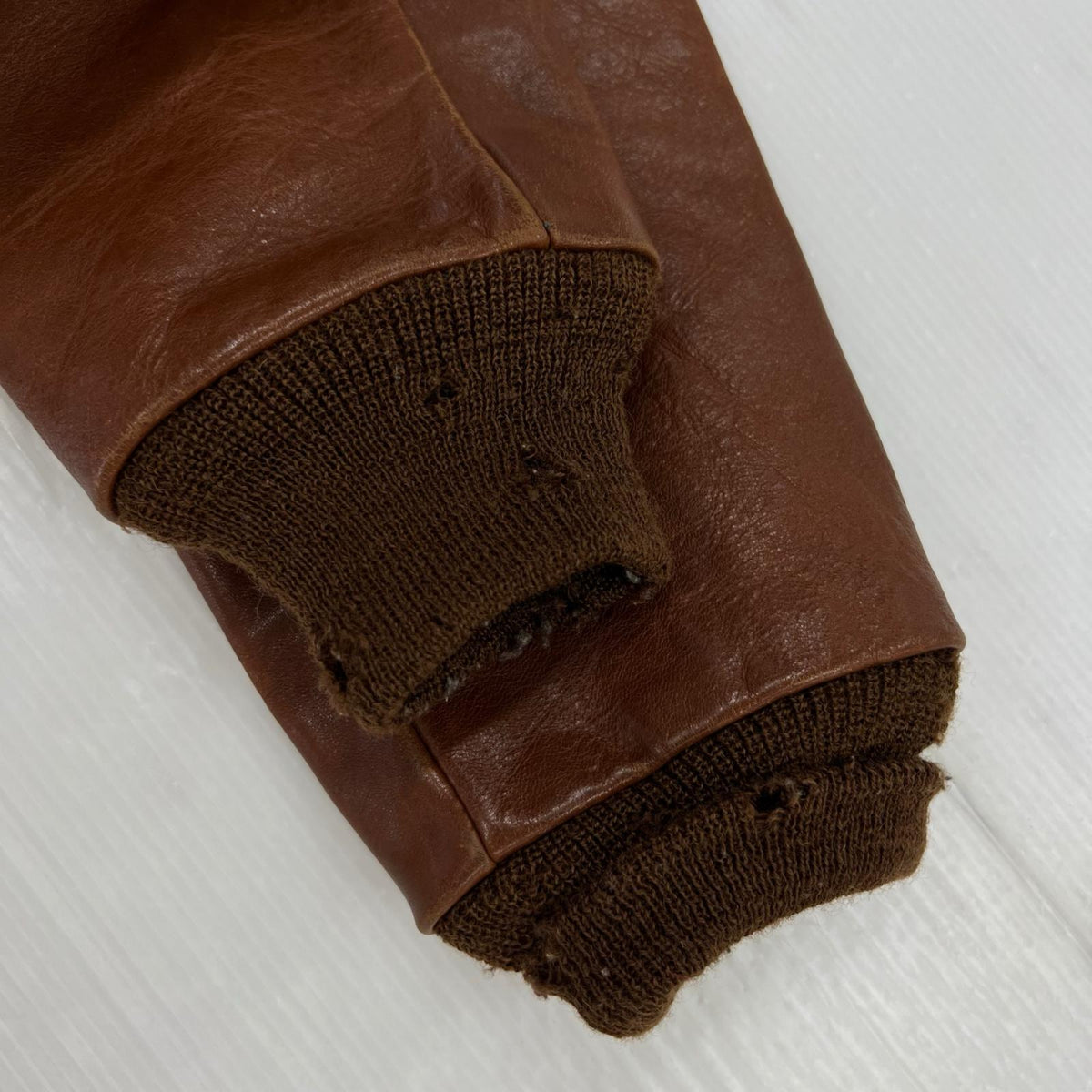レザージャケット ROUGH WEAR TYPE A-2 レザージャケット 茶 38 38 ブラウン