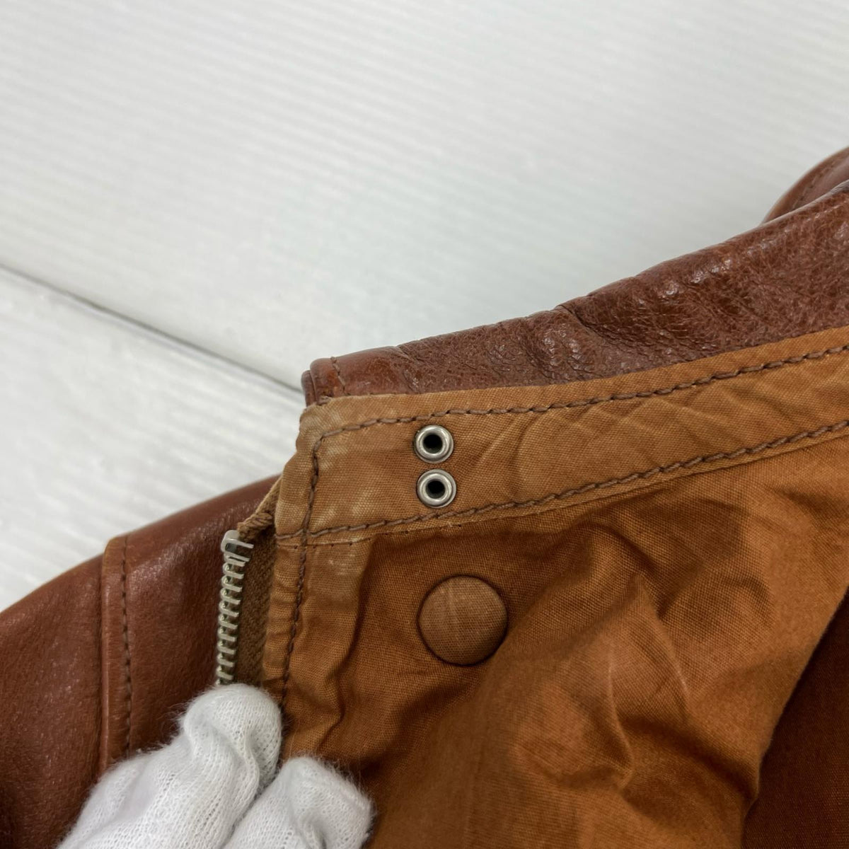 レザージャケット ROUGH WEAR TYPE A-2 レザージャケット 茶 38 38 ブラウン