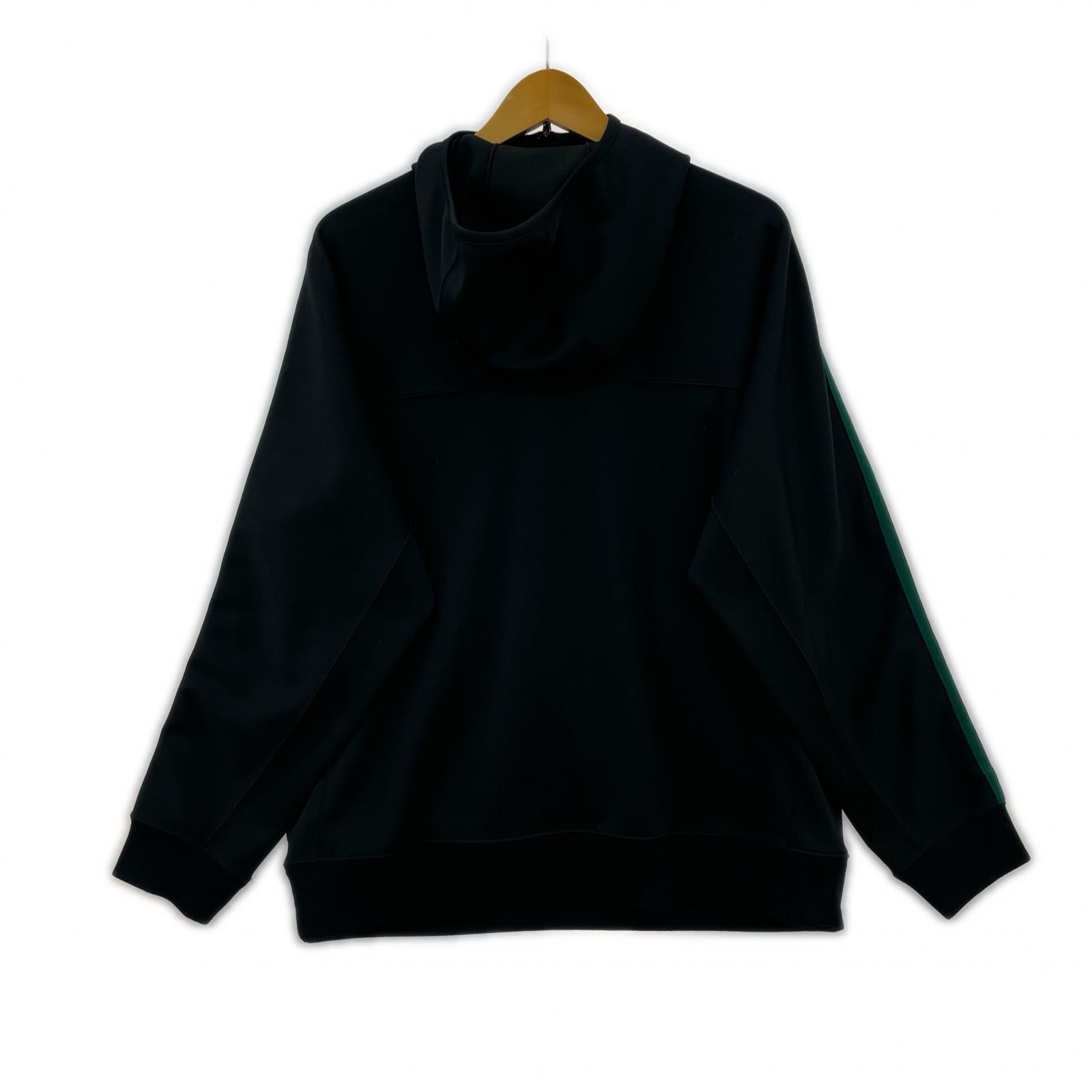 パーカー ハーフジップフーディー BLK L ブラック