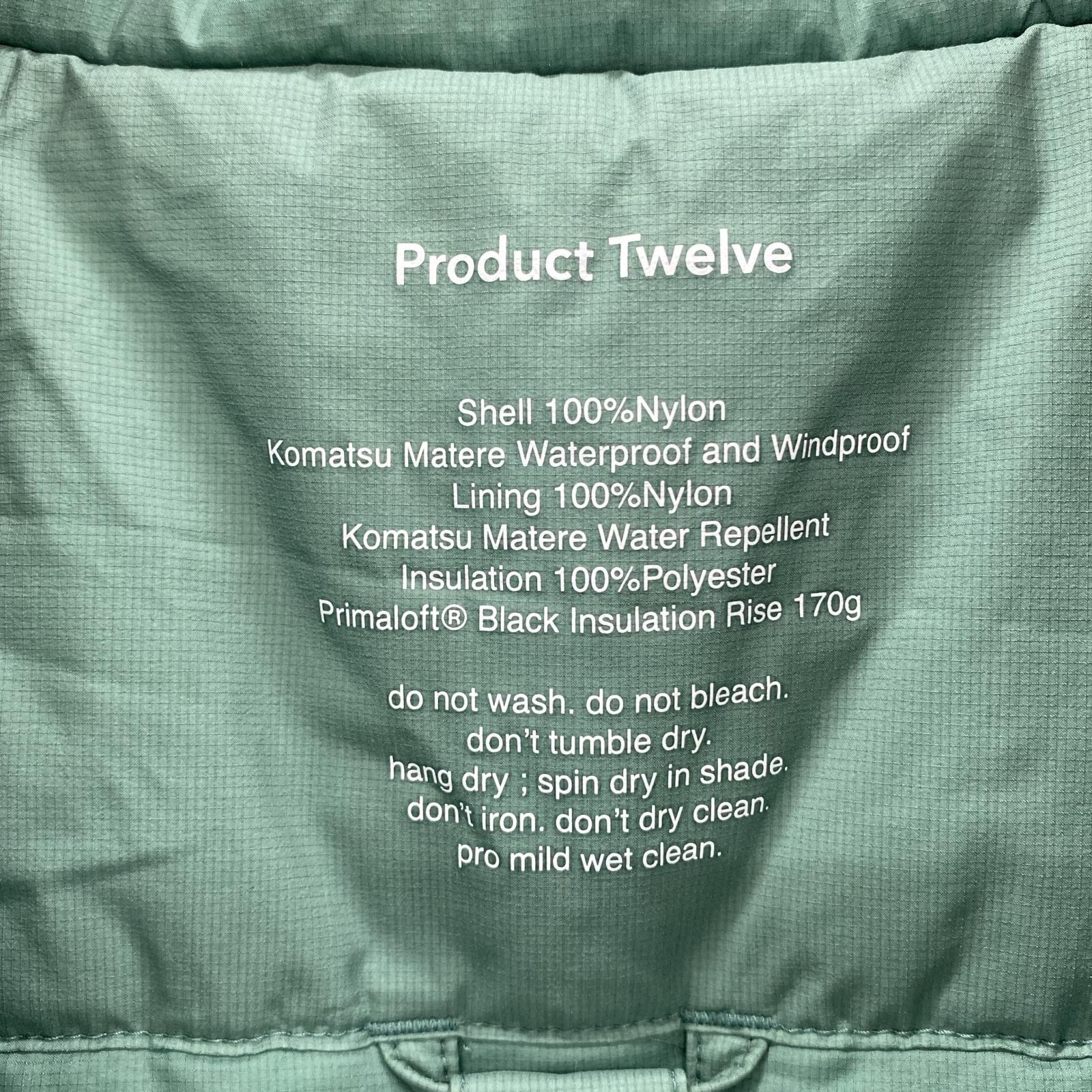 ダウンジャケット Product Twelve 23AW Primaloft Jacket 1