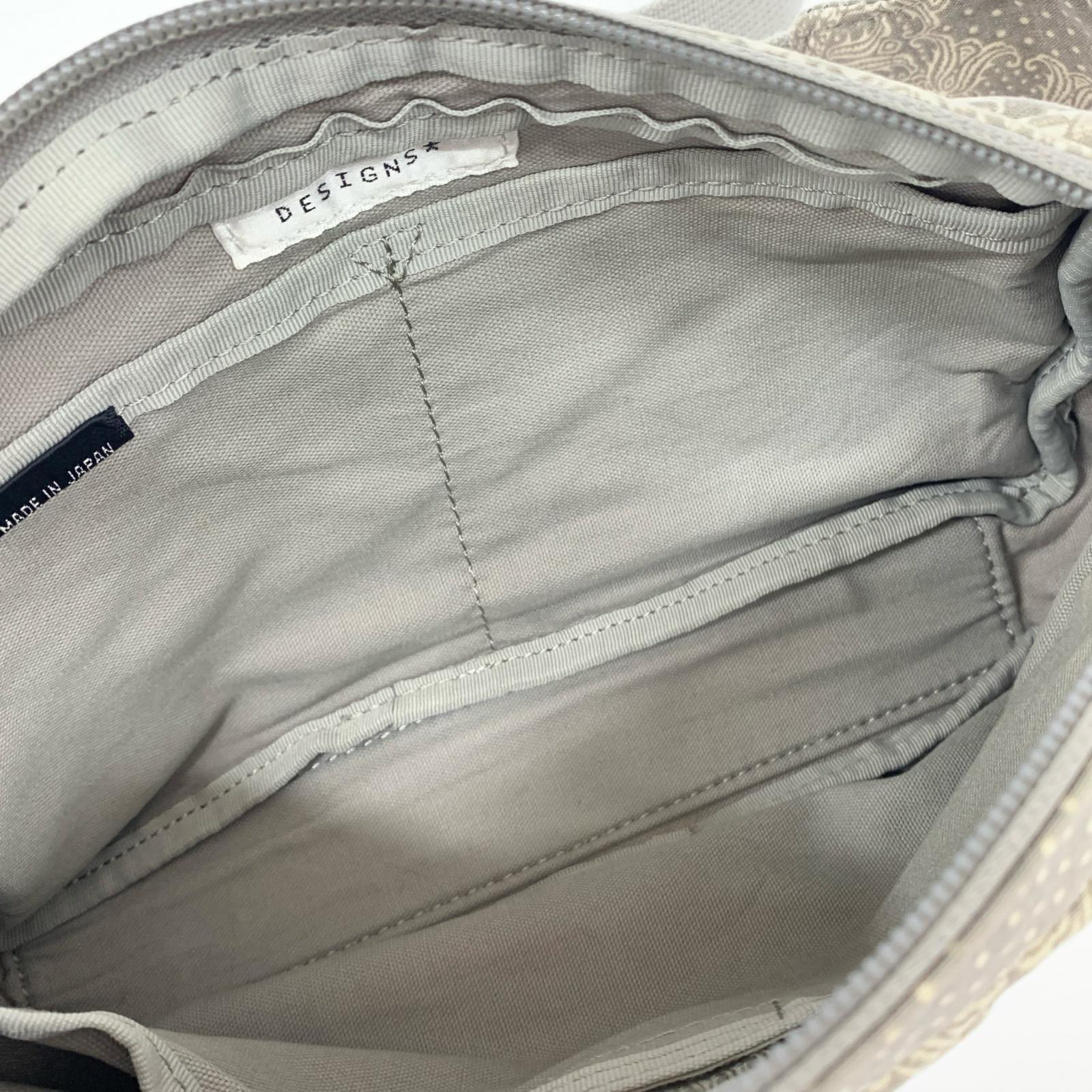 ボディバッグ PORTER ボディバッグ essential design ペイズリー グレー
