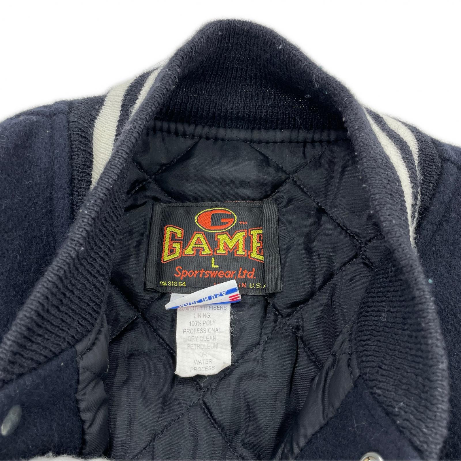 ジャケット game sportswear スタジャン L