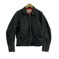 ジャケット MYWAYMAN シングルライダース 黒 36 ブラック