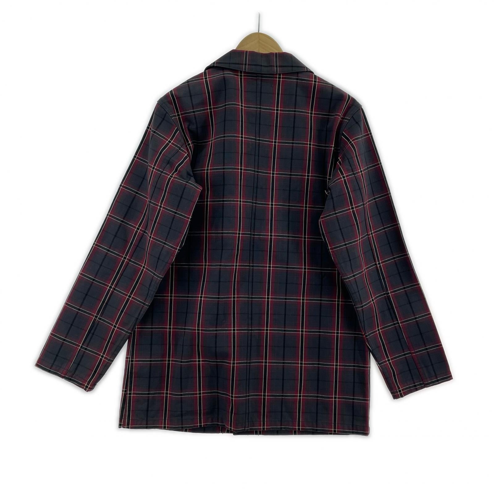 その他アウター チェック コットン カバーオール (M) M マルチカラー