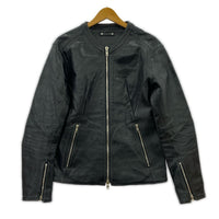 ジャケット MINEDENIM×YUKI TANAKA Washed Horse Leather Single JKT ホースハイド シングルレザーライダース 1 ブラック 1 ブラック