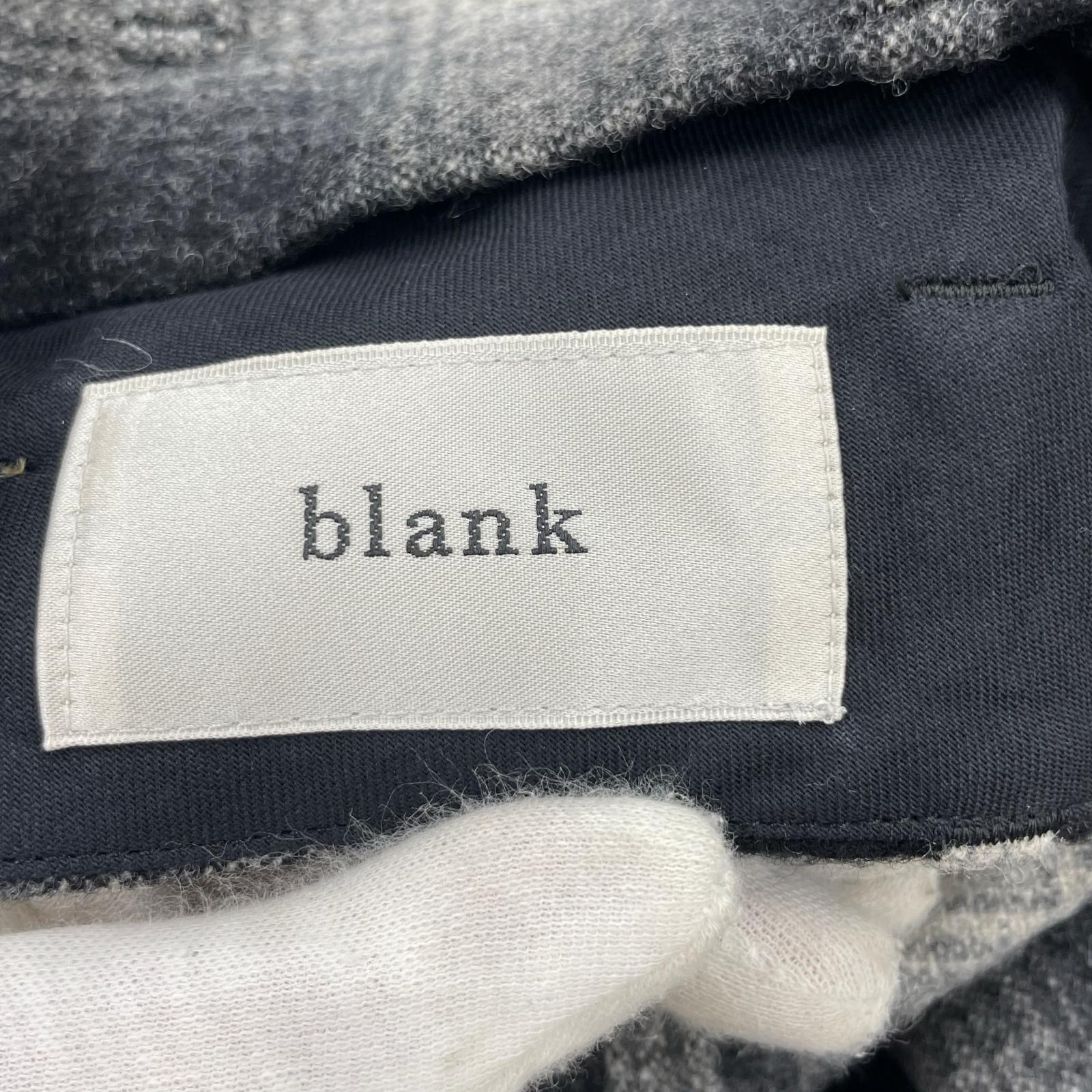 パンツ blank Ombre Wide PT チェックワイドパンツ 1 ブラック×グレー 1