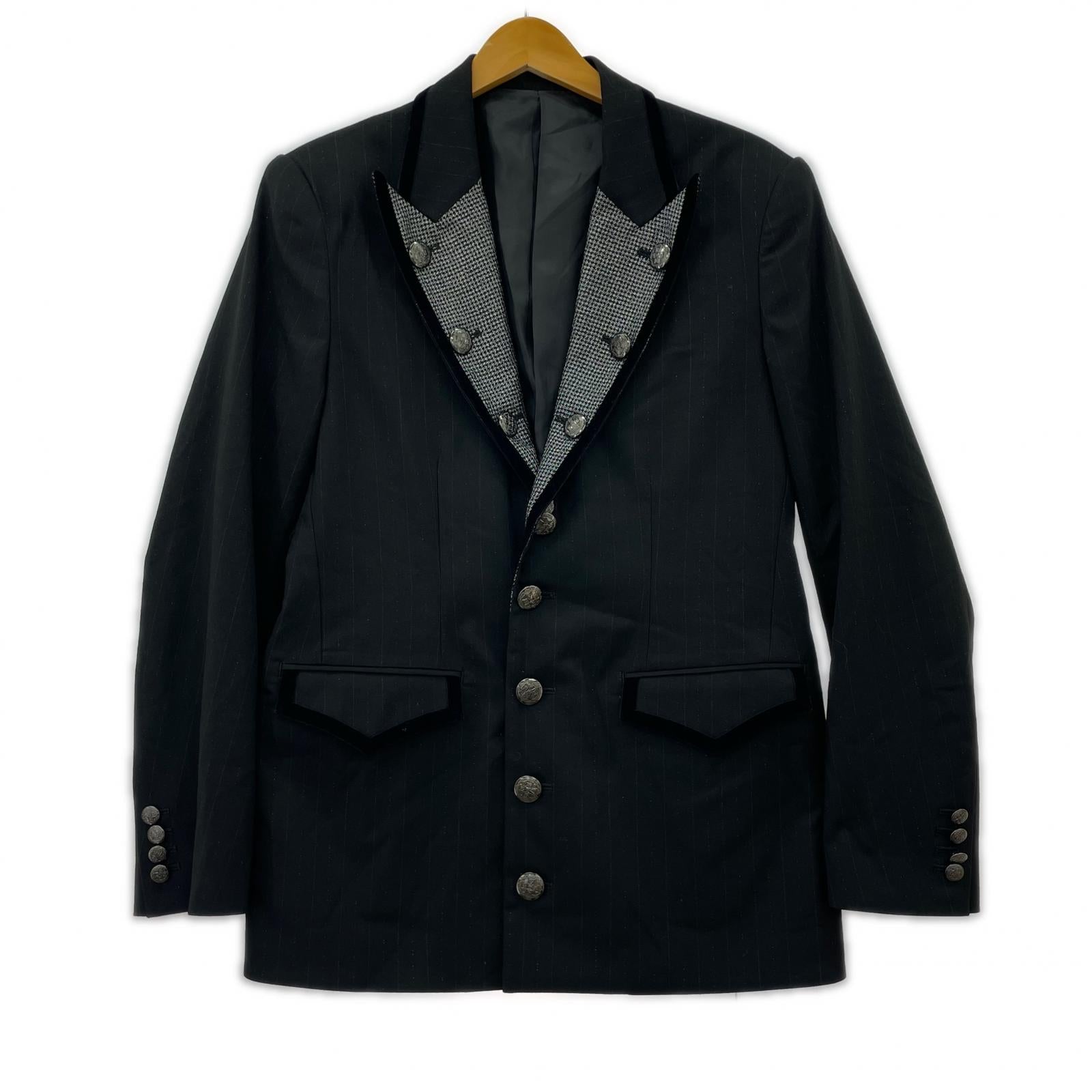 ジャケット blank Noir Tailored JKT テーラードジャケット 2 ブラック 2 ブラック