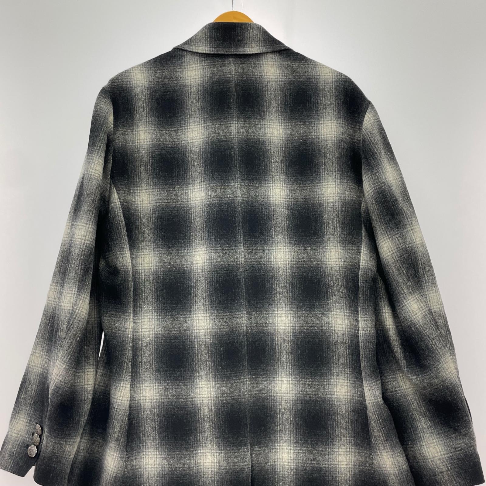 ジャケット blank The Prayer Napoleon Coat チェックコート 2 グレー×ブラック 2 ブラック