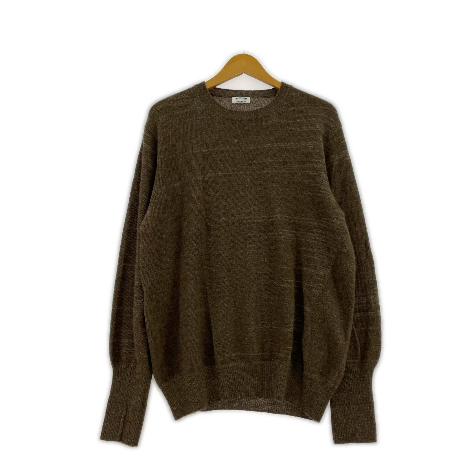 ニット 24AW/MT4303-0106A/SS天竺ニット/茶/2 2 ブラウン