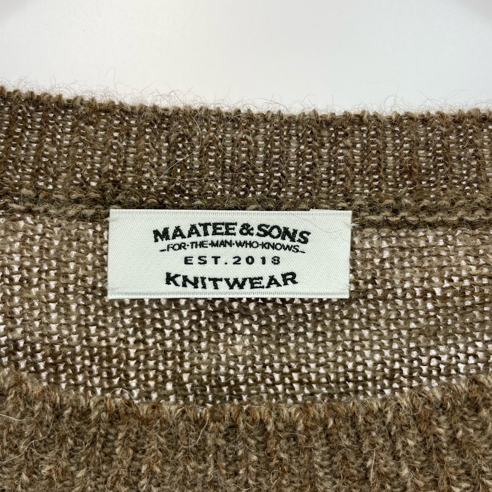 ニット 24AW/MT4303-0106A/SS天竺ニット/茶/2 2 ブラウン