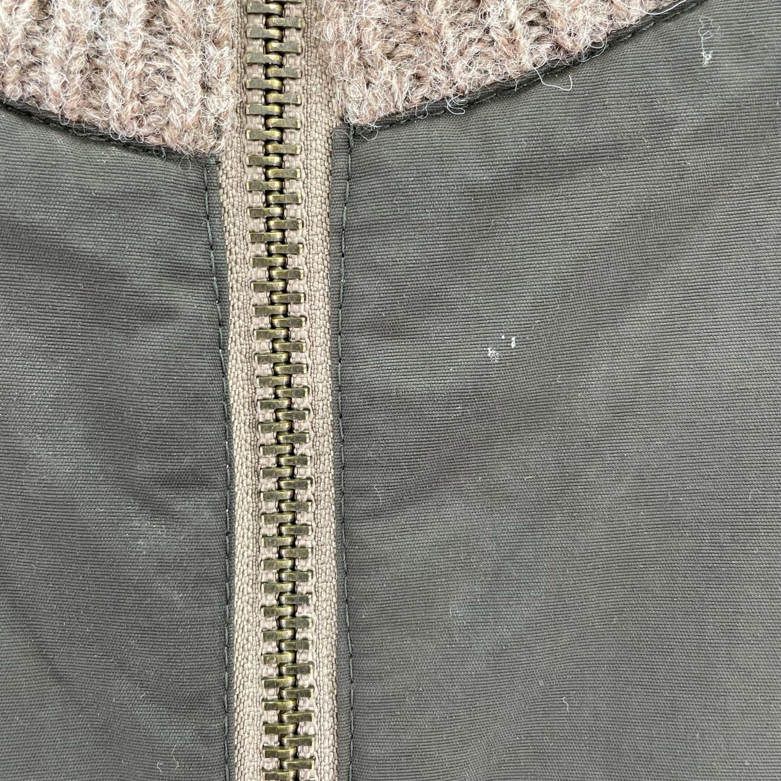 ジャケット 切替ベスト (M) 茶 M