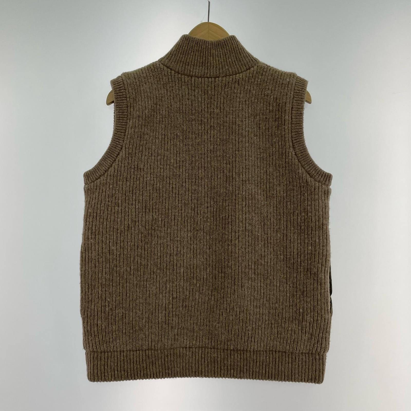 ジャケット 切替ベスト (M) 茶 M