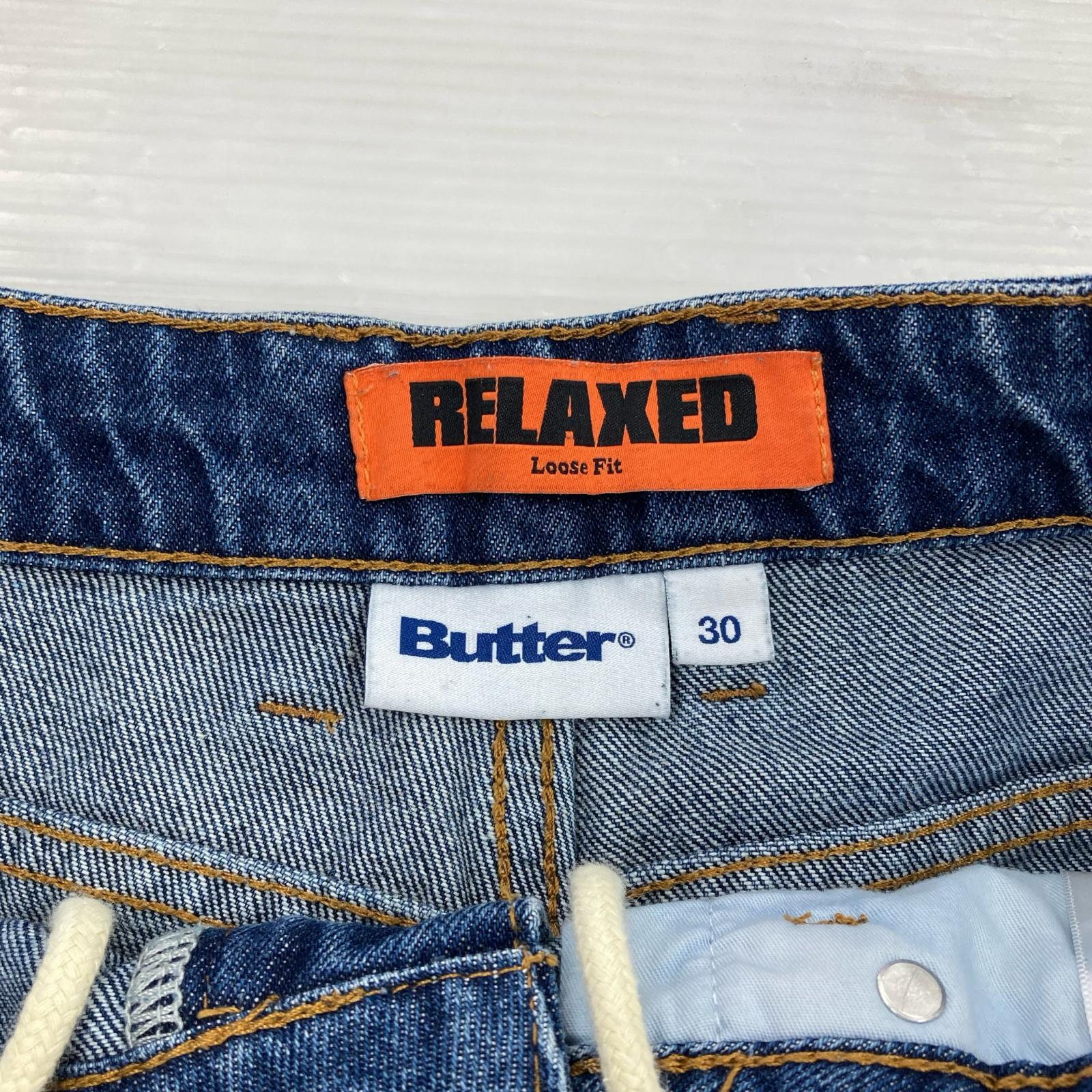 デニムパンツ BUTTER GOODS RELAXED Loose Fit デニムパンツ 30