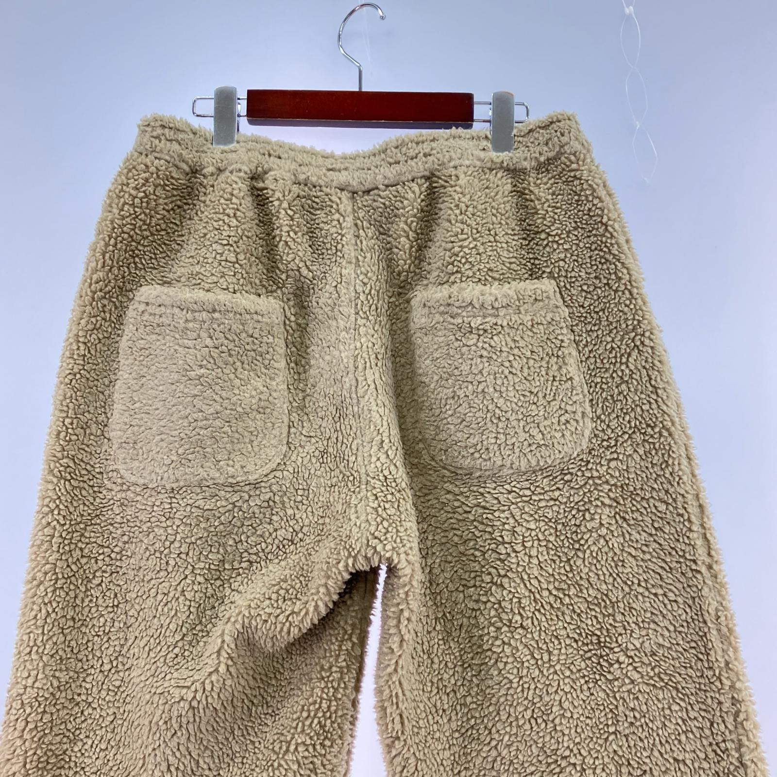 パンツ ボアパンツ ベージュ