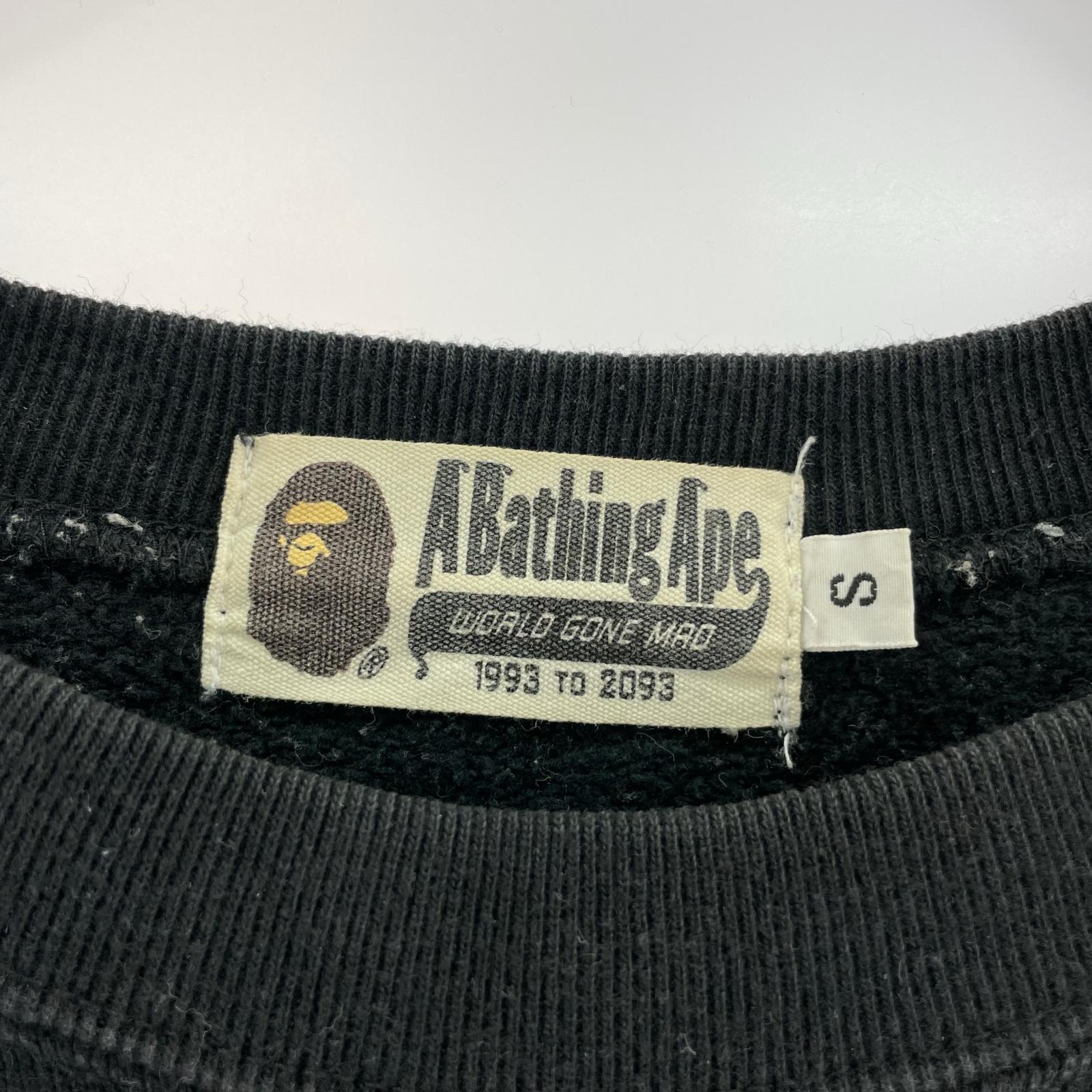 スウェット A BATHING APE スウェット・トレーナー S ブラック