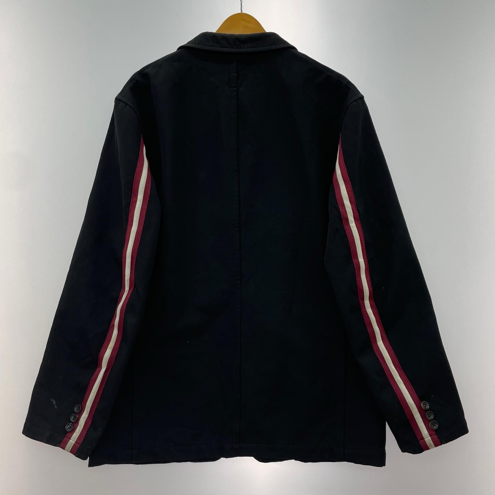 ジャケット COMME des GARCONS HOMME サイドライン ウールテーラードジャケット S ブラック S ブラック