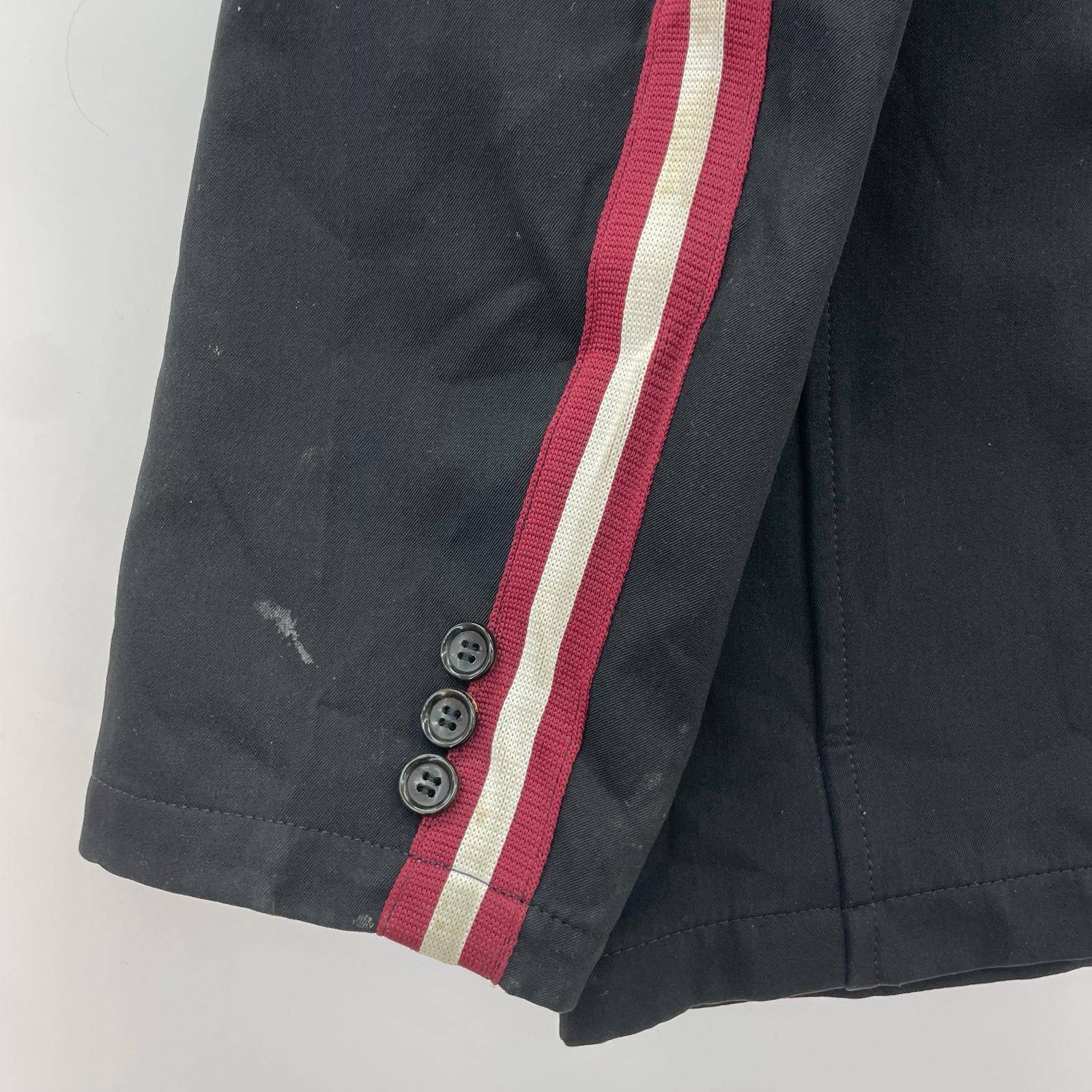 ジャケット COMME des GARCONS HOMME サイドライン ウールテーラードジャケット S ブラック S ブラック