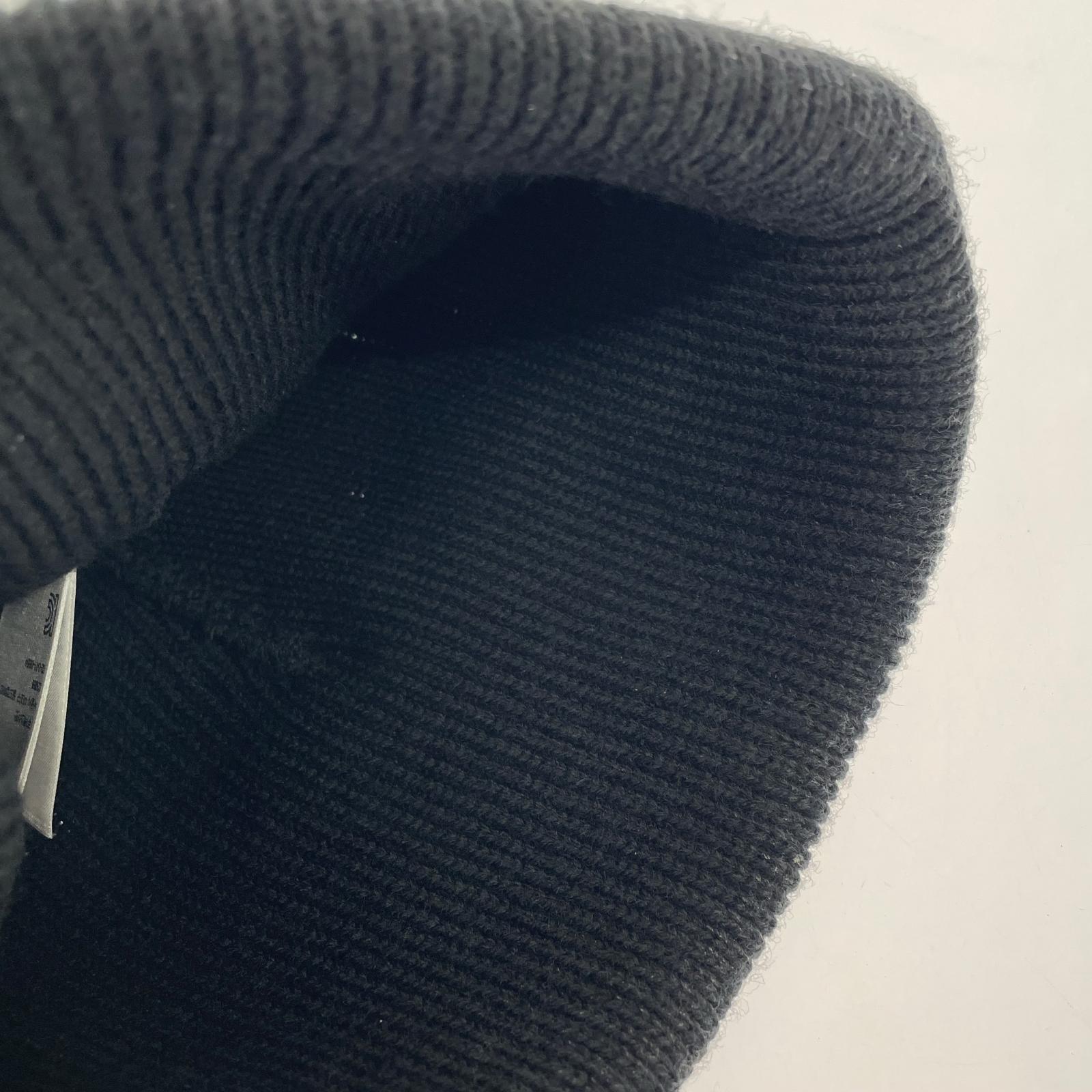 ニットキャップ WIP ハートパッチ ビーニー ブラック ブラック