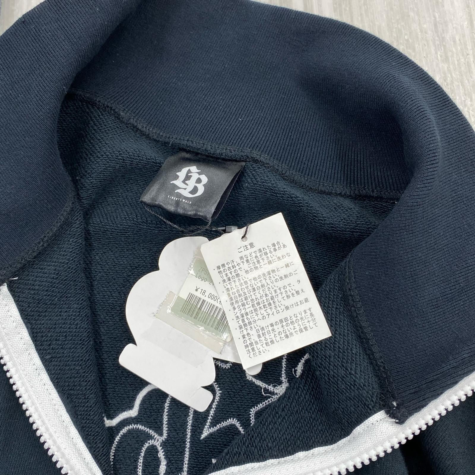パーカー LIBERTY WALK LB Pop Logo Zipper 黒 (L) L ブラック