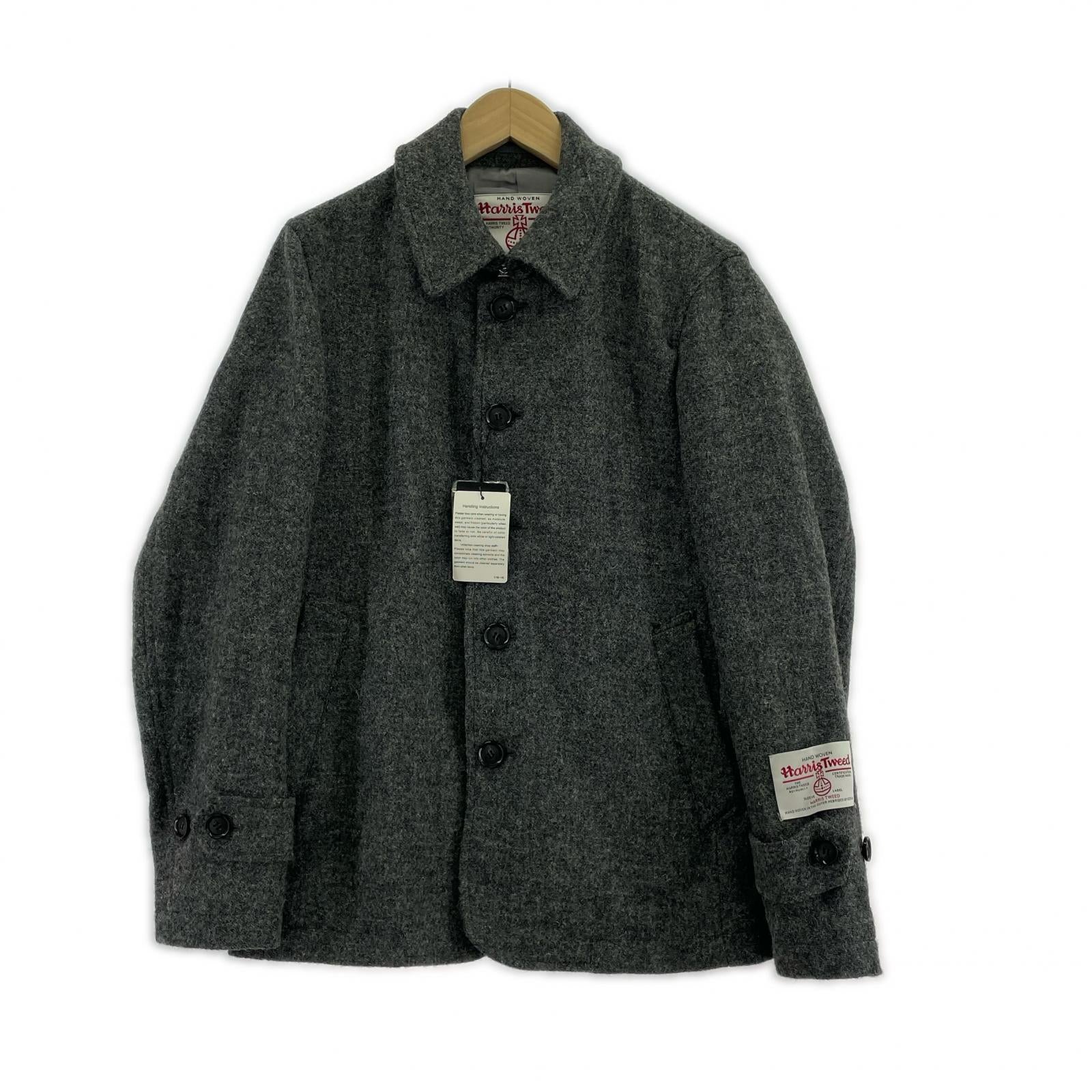 ジャケット ROSSO シングルピーコート グレー S グレー