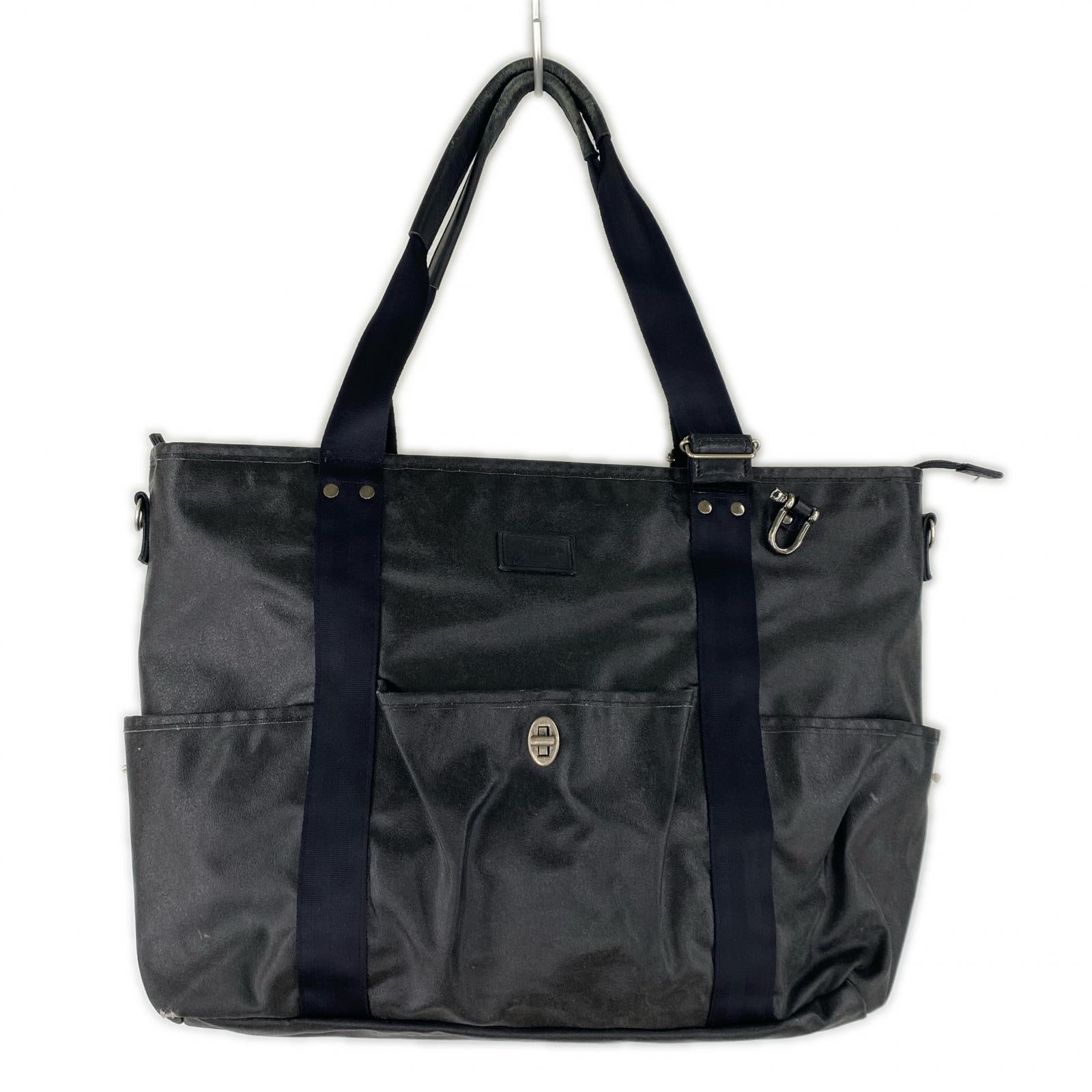 その他バッグ 森野帆布 レザートートバッグ BLK ブラック