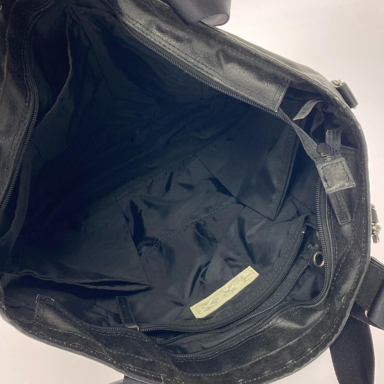 その他バッグ 森野帆布 レザートートバッグ BLK ブラック