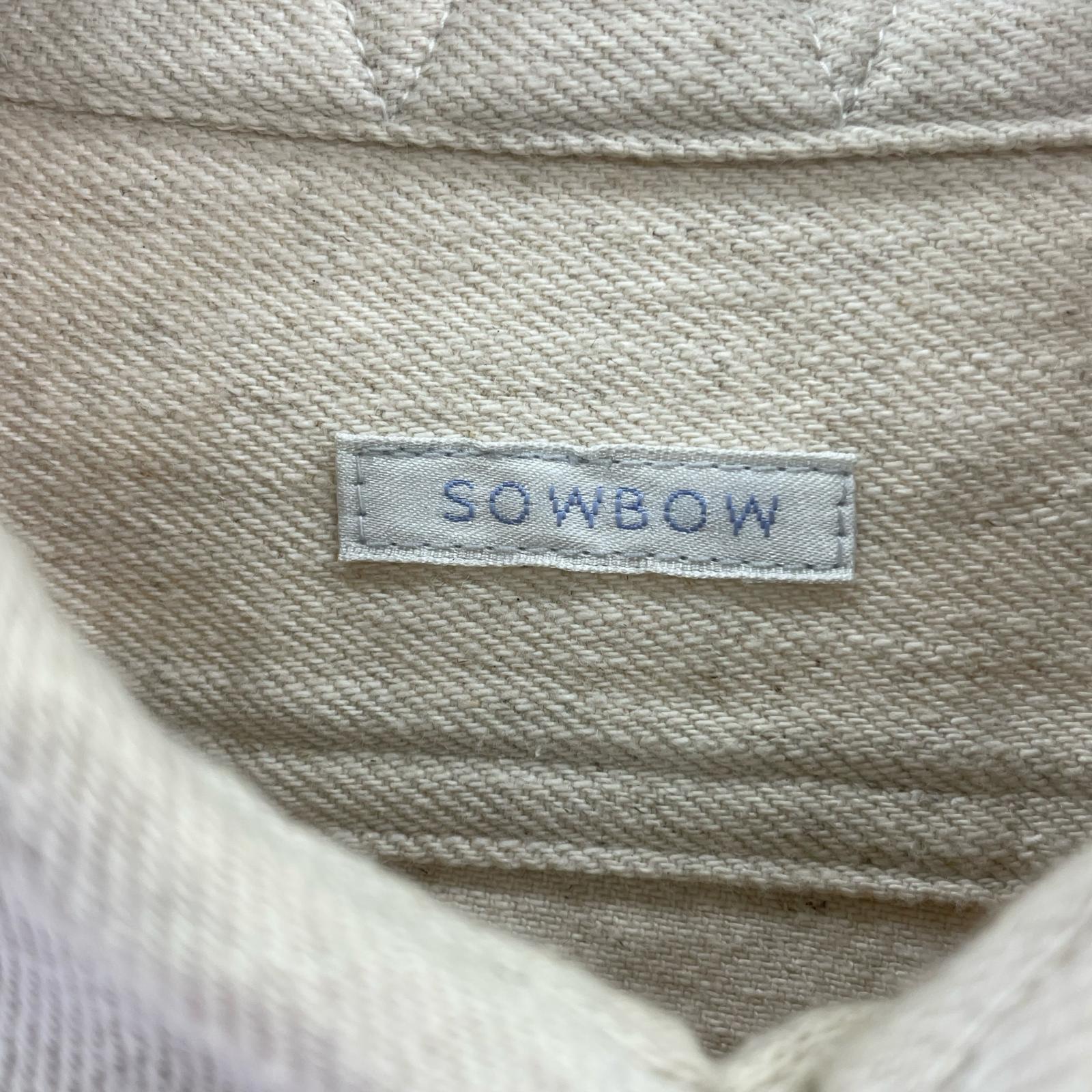ジャケット SOWBOW 蒼氓 シャツジャケット (2) 生成り