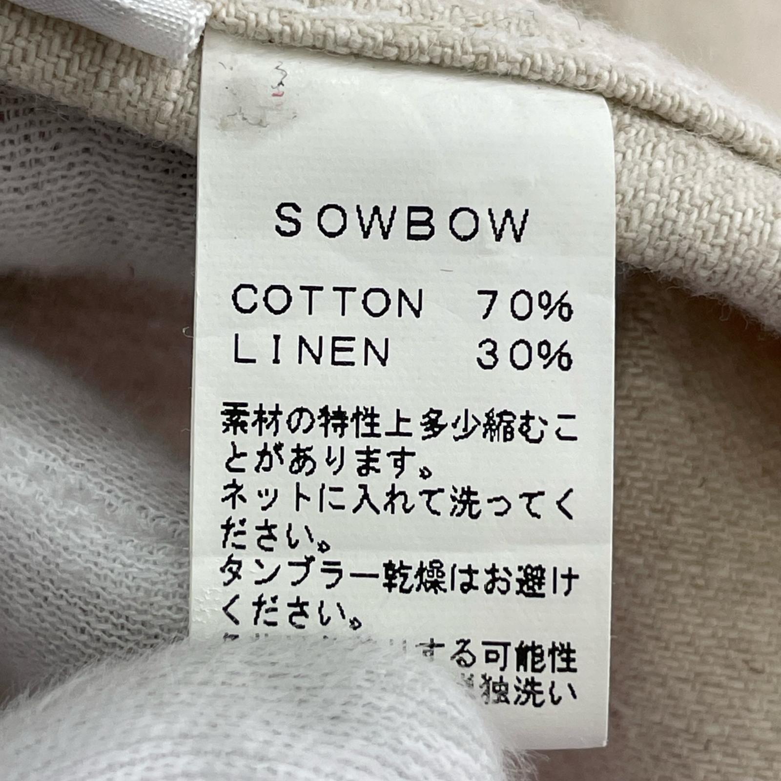 ジャケット SOWBOW 蒼氓 シャツジャケット (2) 生成り