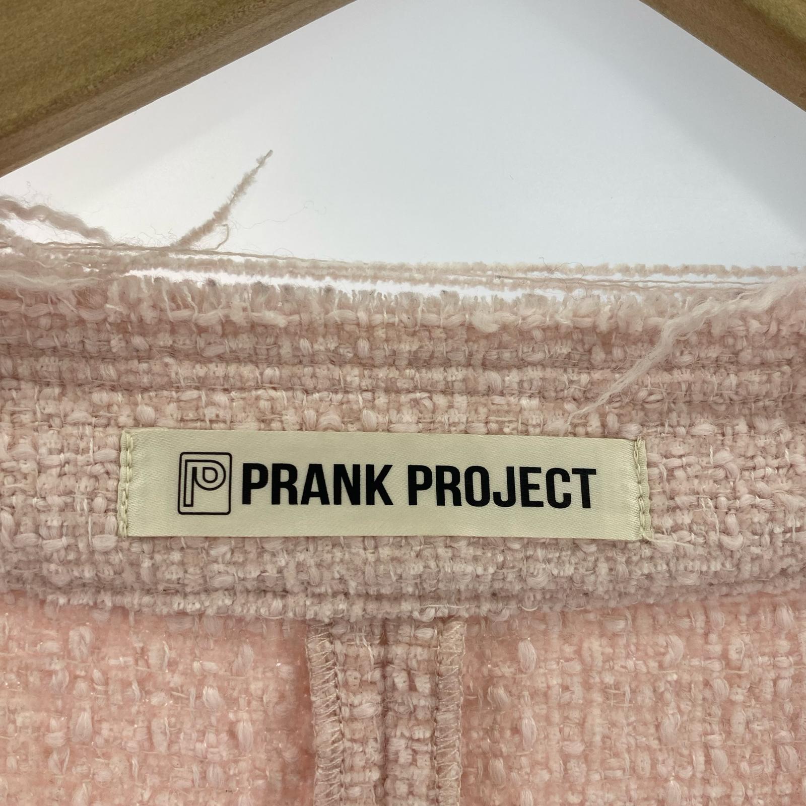 カーディガン PRANK PROJECT ツイードカーディガン フリー ピンク