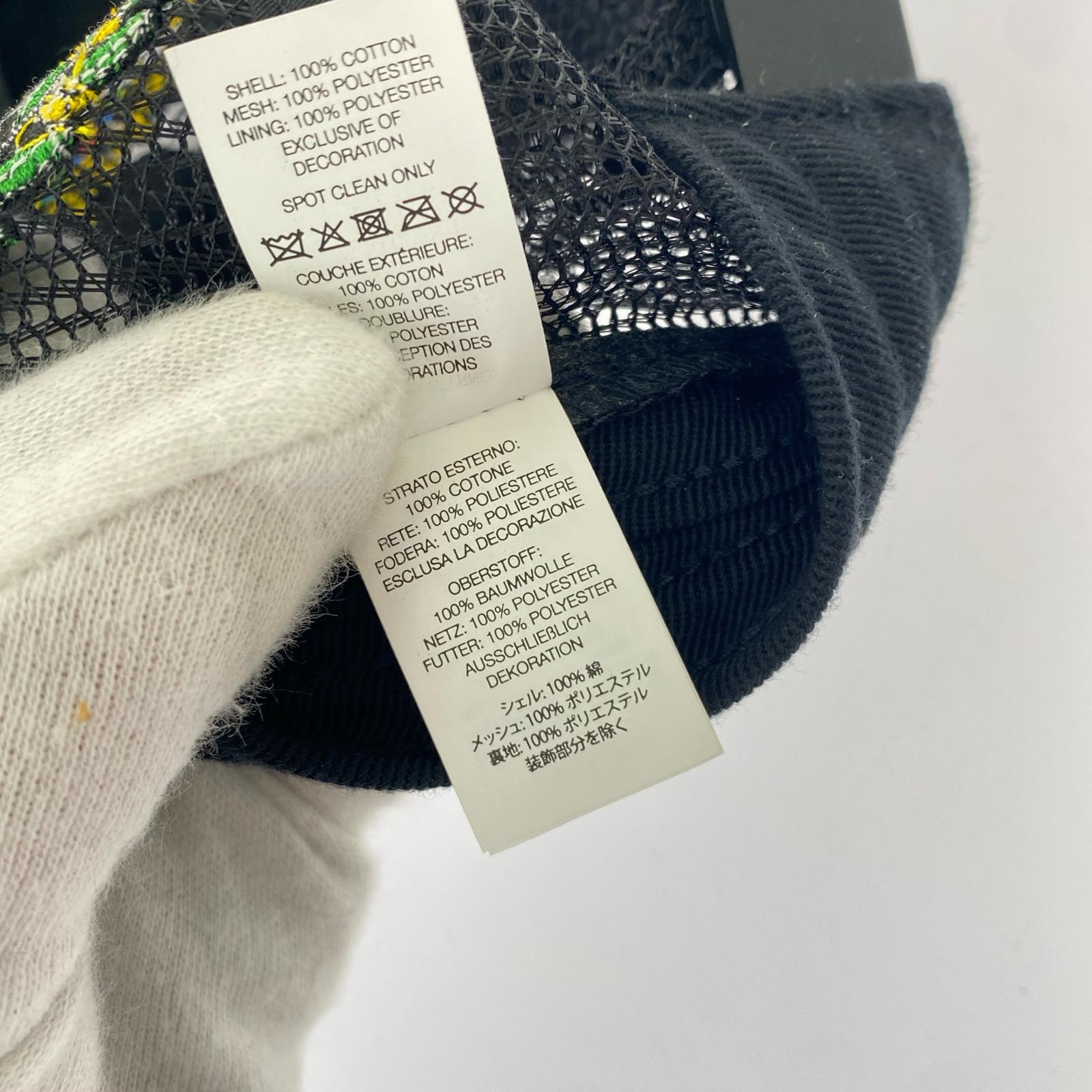キャップ CREST MESH BACK BLACK ブラック
