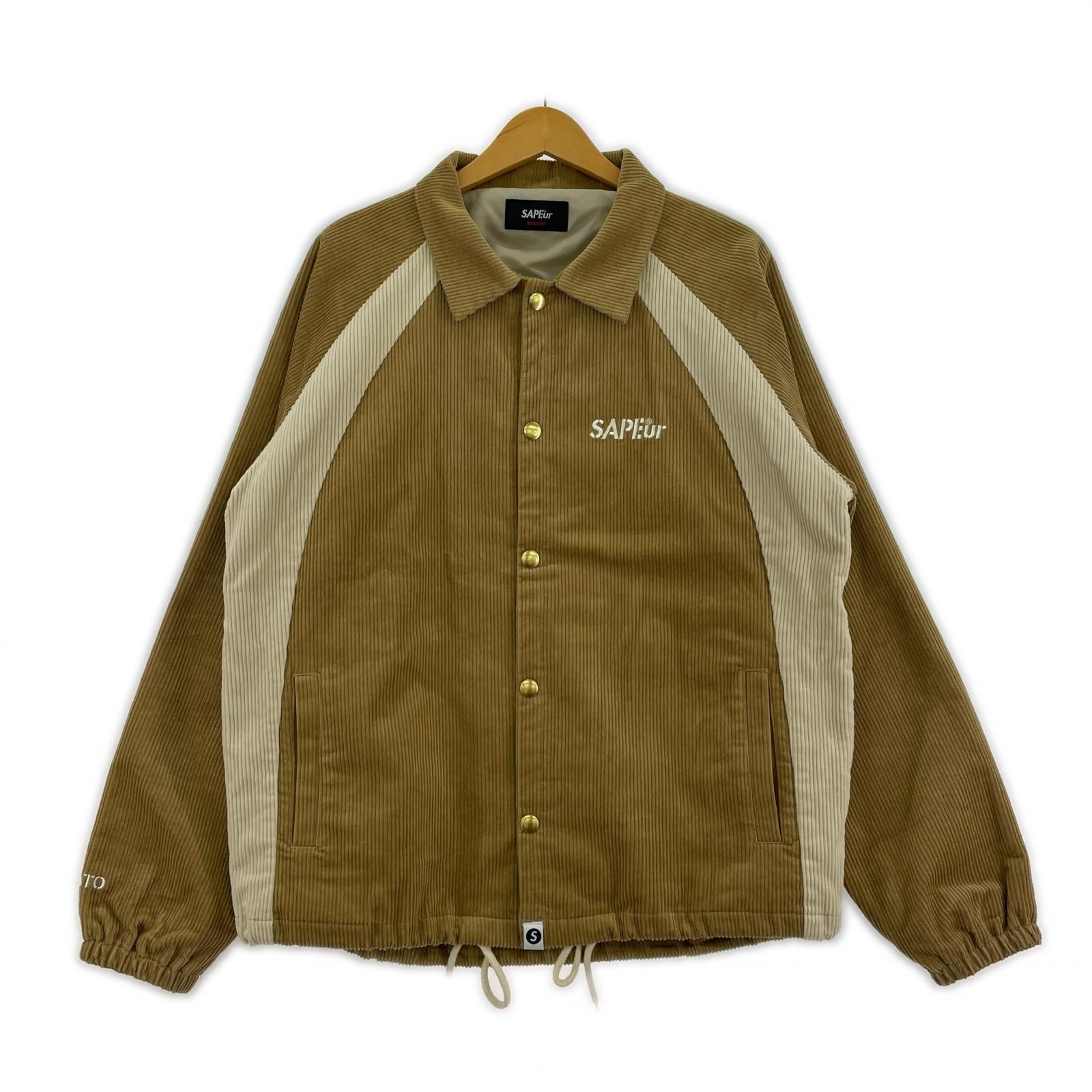 ジャケット Corduroy Track Coach Jacket(M)ベージュ M ベージュ