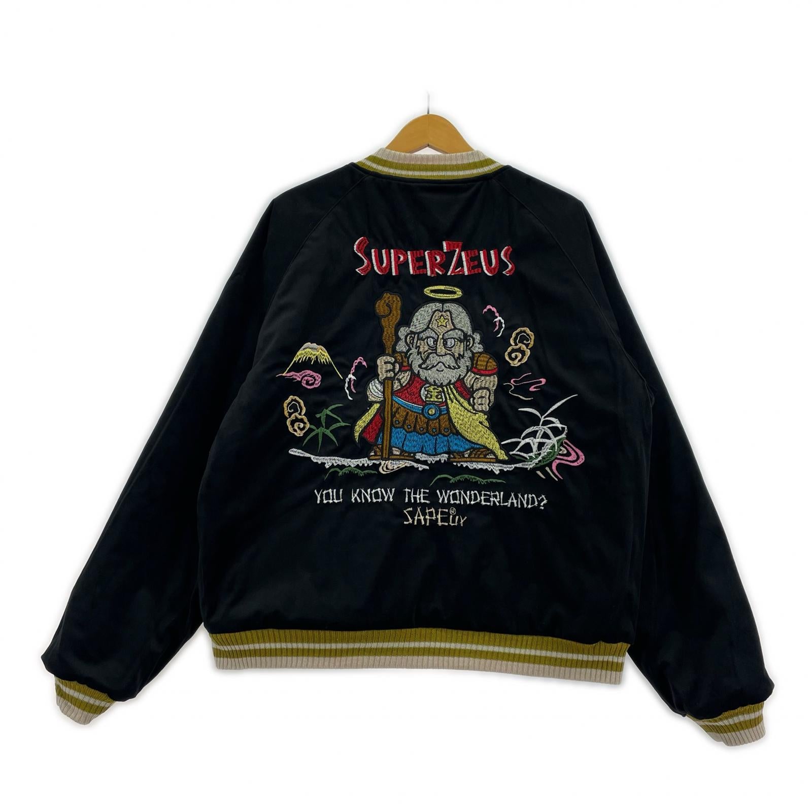 ジャケット ×ビックリマン スカジャン ミドリ(M) M