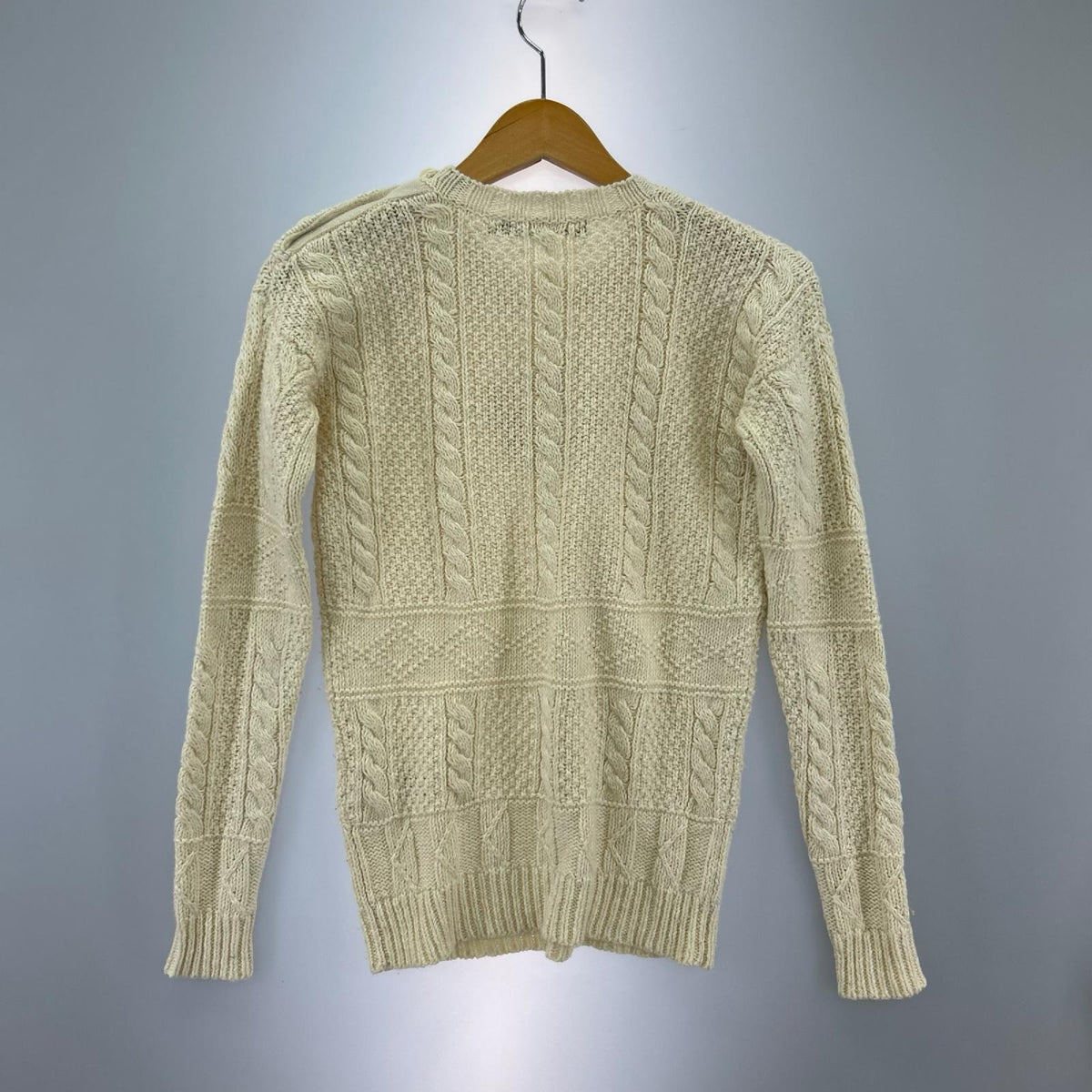 ニット RALPH LAUREN ケーブルニットセーター/XS/コットン ホワイト