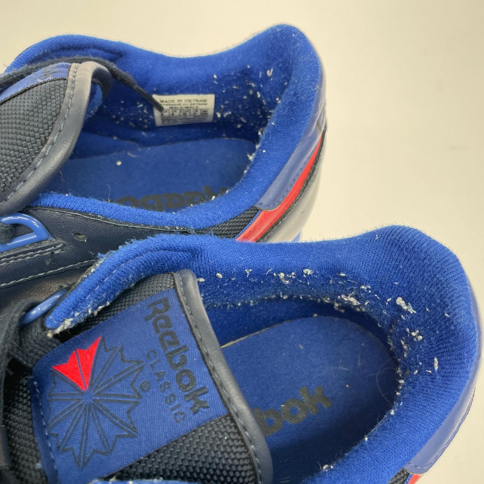 スニーカー Reebok CLASSIC LEATHER 27.0cm 27cm (US9 UK8 1/2 EU44) ネイビー