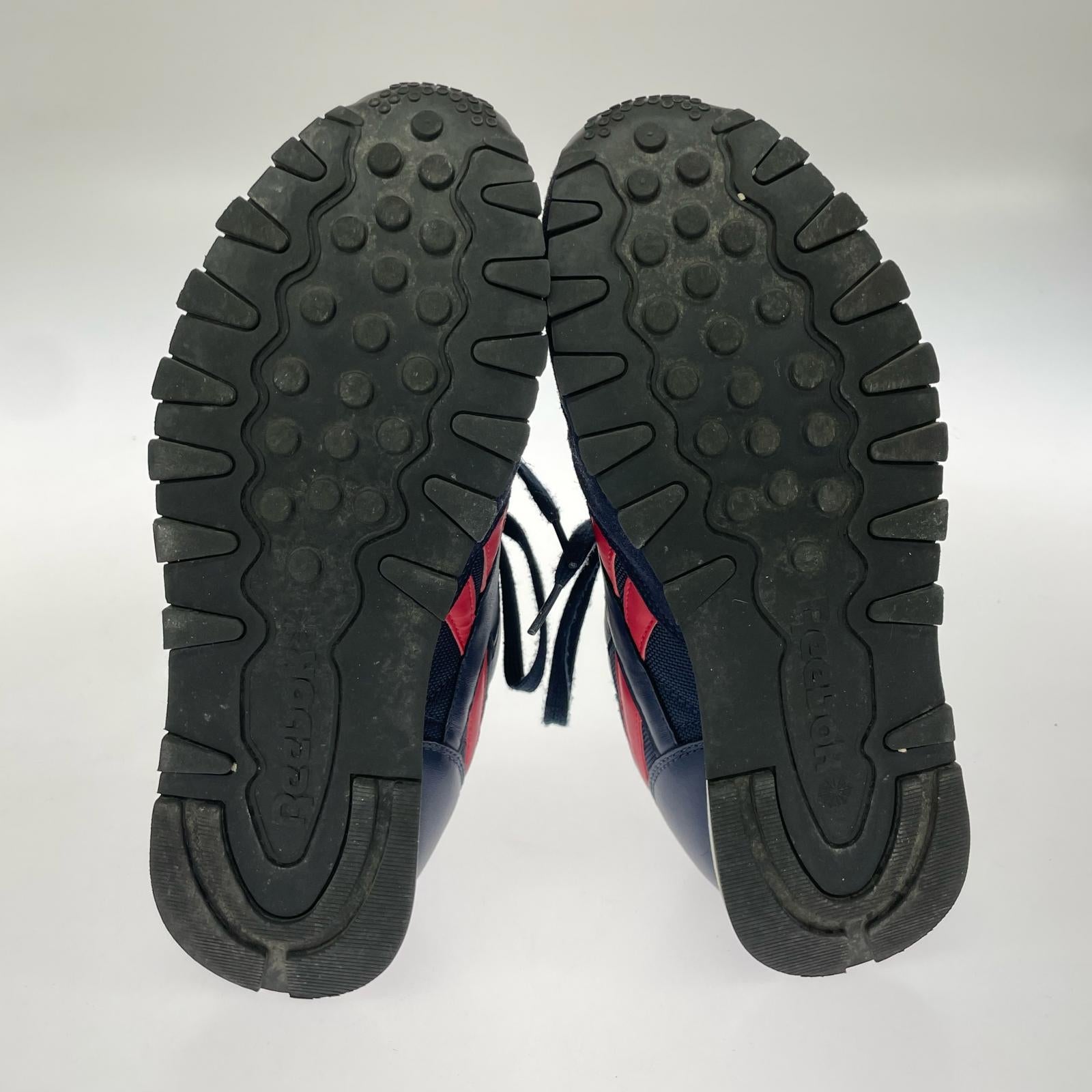スニーカー Reebok CLASSIC LEATHER 27.0cm 27cm (US9 UK8 1/2 EU44) ネイビー
