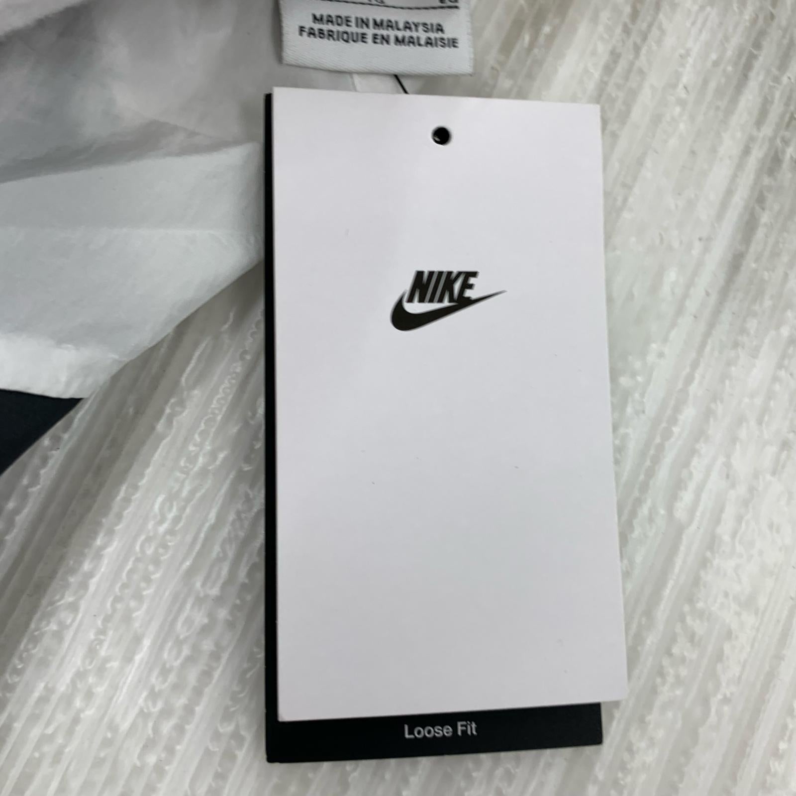 ジャケット ビッグスウォッシュ ナイロンジャケット 白 (XL) ホワイト