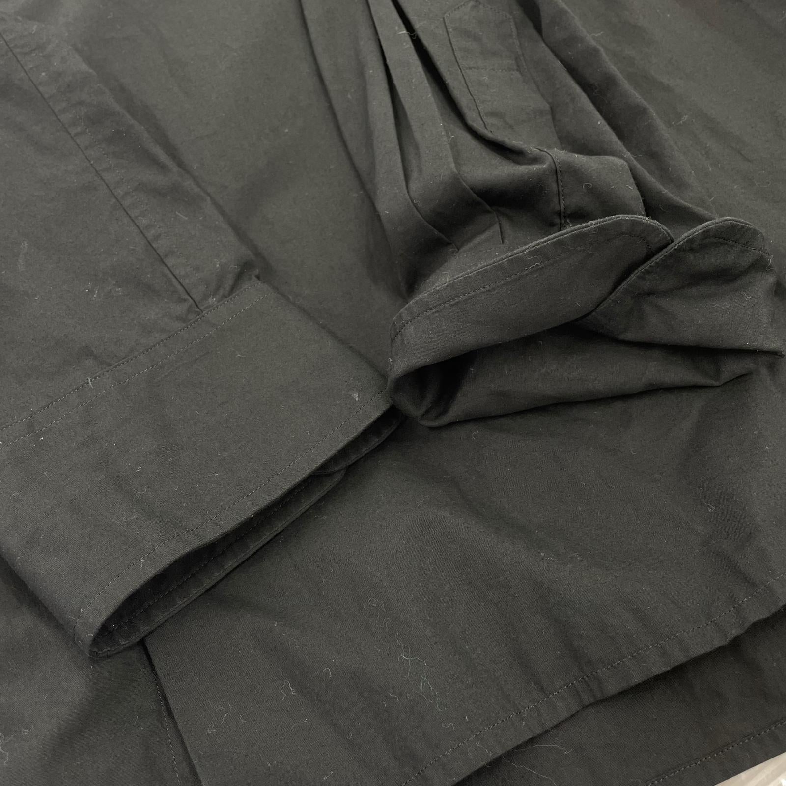 長袖シャツ th PRODUCTS パッチワークシャツ 黒(1) 1 ブラック