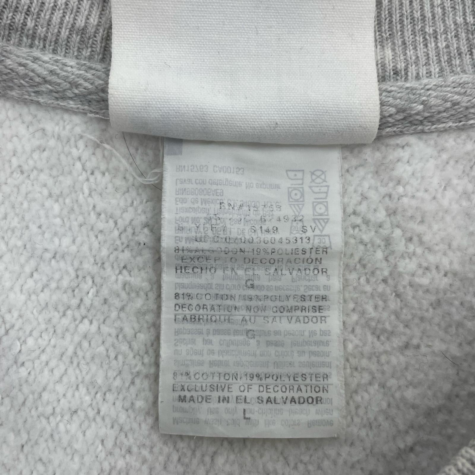 スウェット REVERSEWEAVE スウェット Large L グレー
